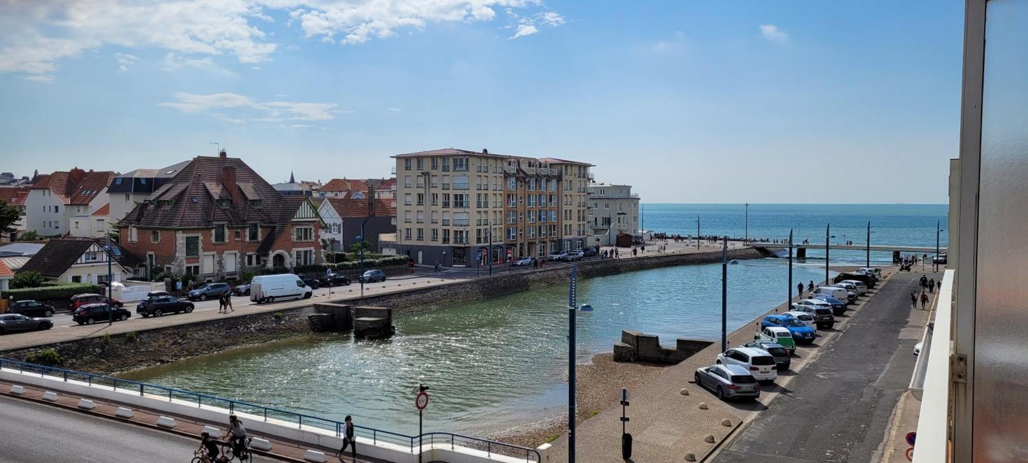 Une Jolie Vue - Appt 2 Pieces Vue Mer Balcon Sud Wimereux Dış mekan fotoğraf